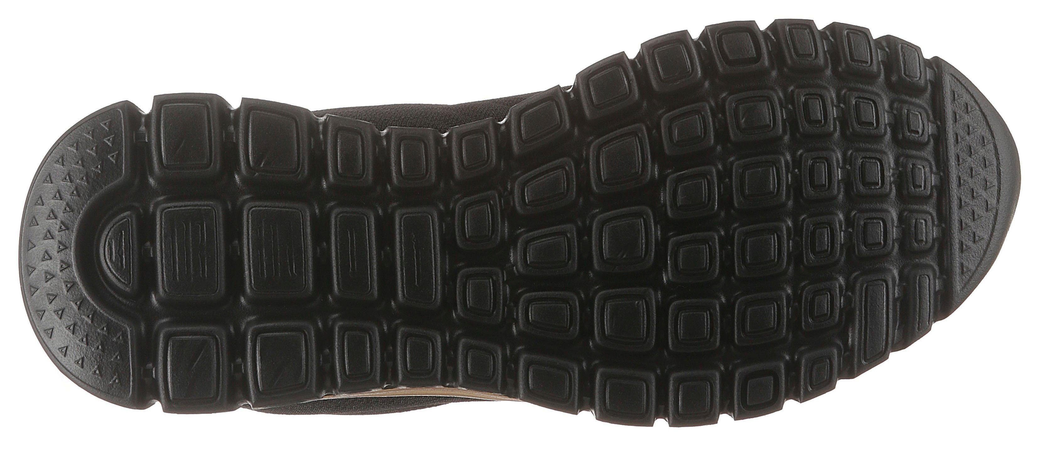 Memory Sneaker durch - Dämpfung Skechers schwarz-goldfarben Get Foam Connected mit Graceful