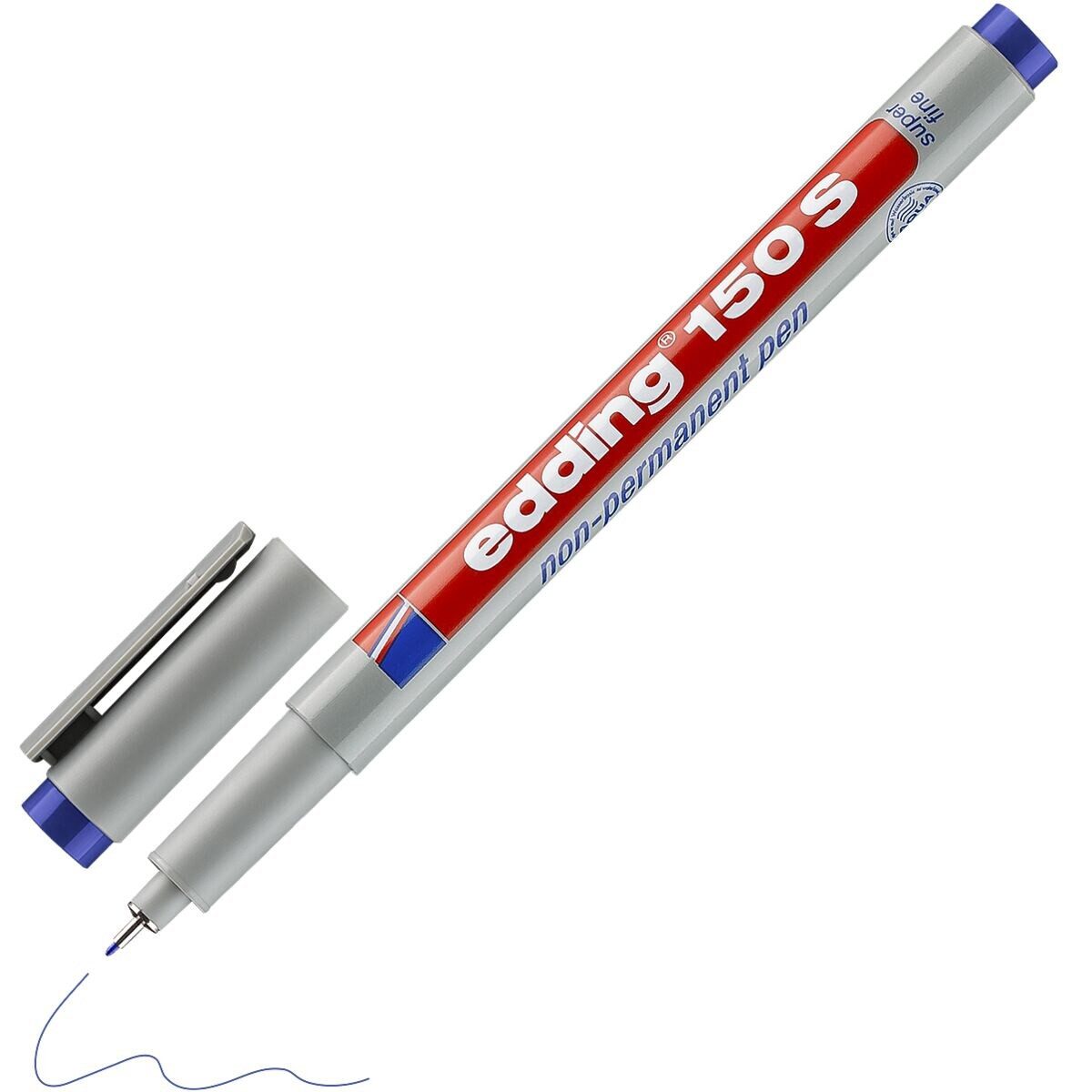 edding Folienstift e-150 S, (4-tlg), mit non-permanenter Tinte