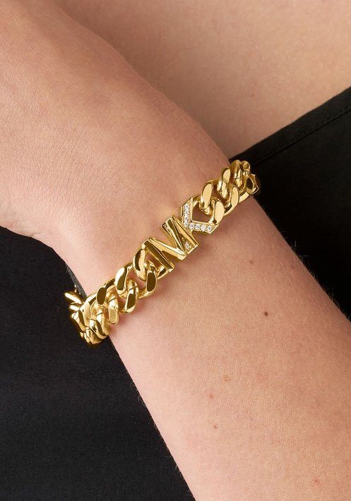 MICHAEL KORS Armband Schmuck Geschenk Metall Armkette PREMIUM, mit Zirkonia günstig online kaufen
