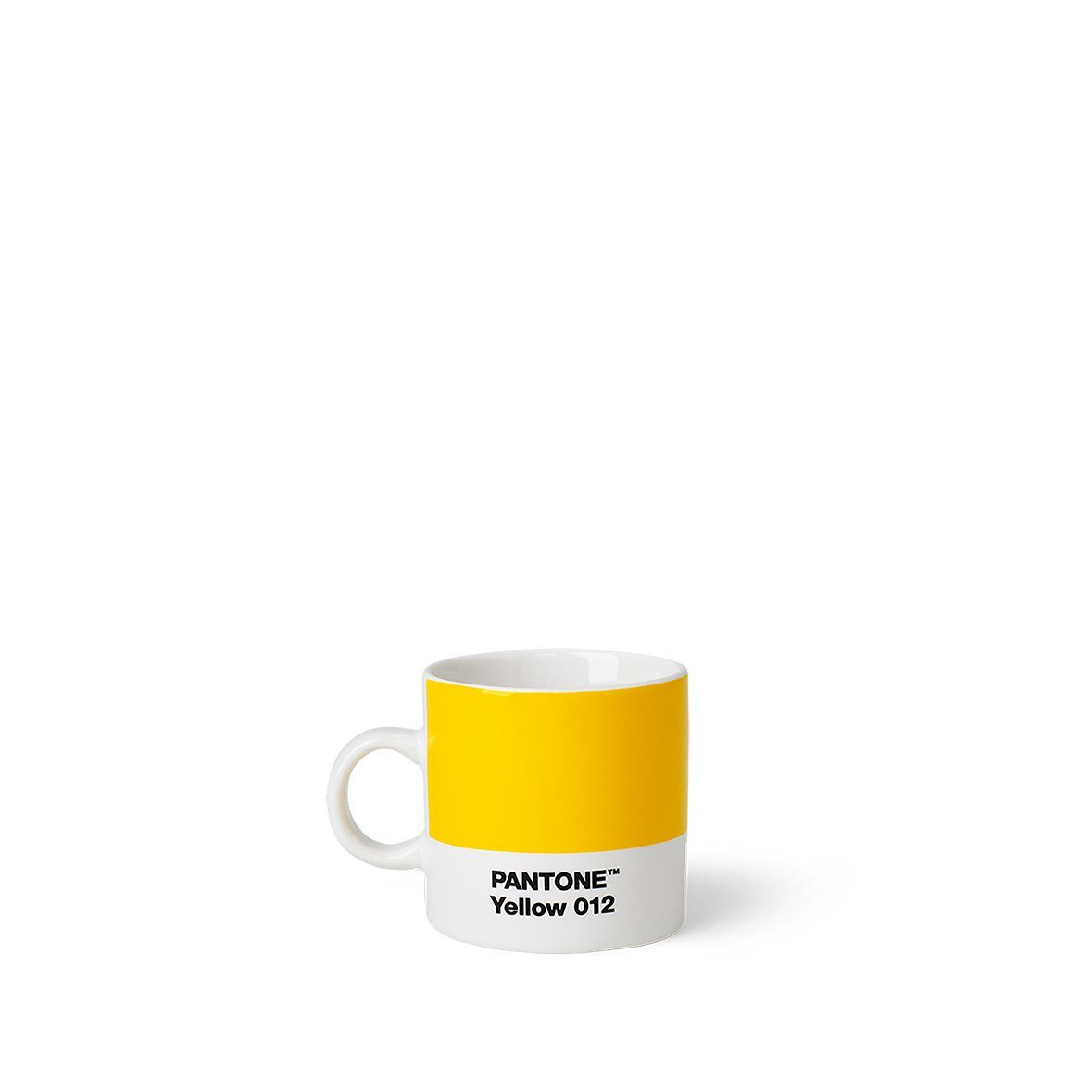 PANTONE Kaffeeservice, Fine Bone, PANTONE Porzellan Espressotasse, dickwandig, spülmaschinenfest, 120ml