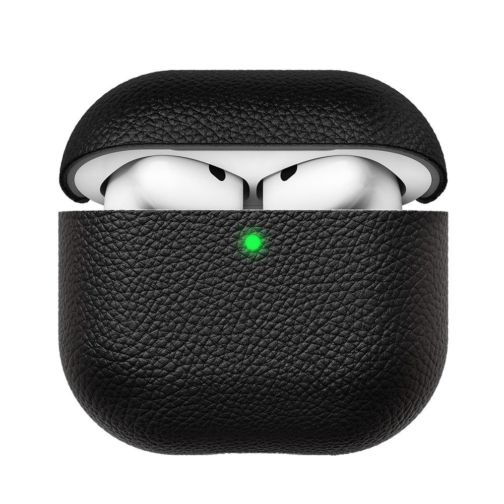KeyBudz Kopfhörer-Schutzhülle Artisan für Apple Airpods 4. Gen., Echtleder, handgefertigt, nicht MagSafe-kompatibel