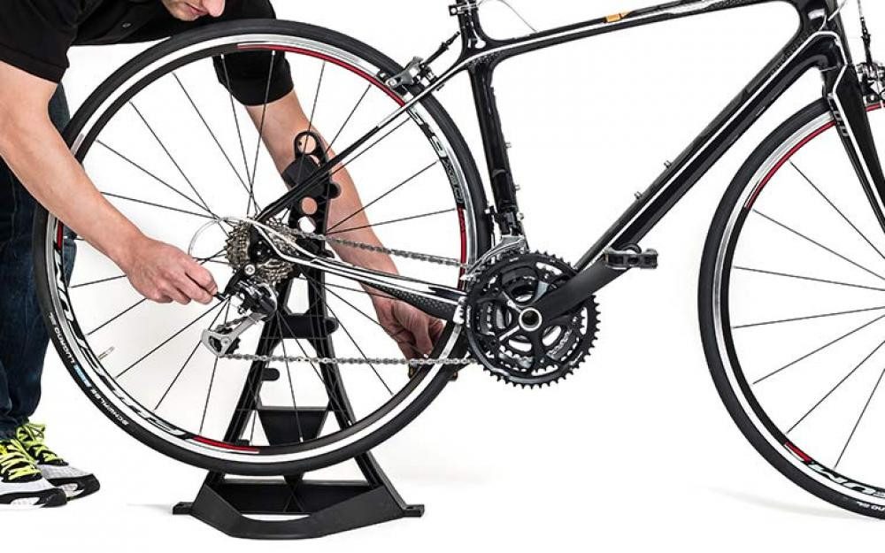 Hebie Fahrradständer Hebie Fahrradständer TURRIX Universalgröße gelb - stabiler Fahrrad-Mon