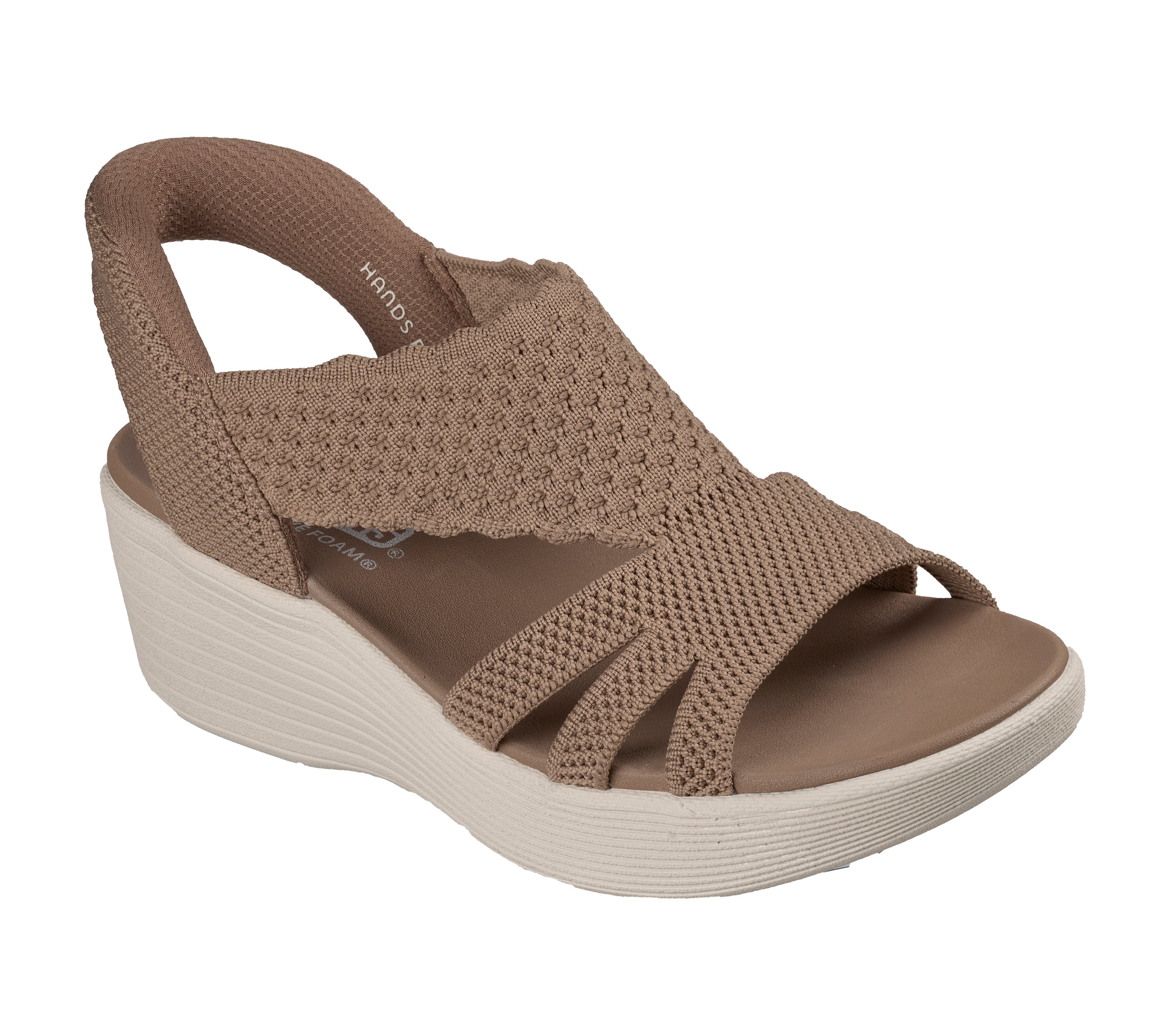 Skechers PARALLEL LITE-SUMMER INVITE Plateausandale Schlupfschuh, Sandalette, Sommerschuh mit softem Fersenriemen