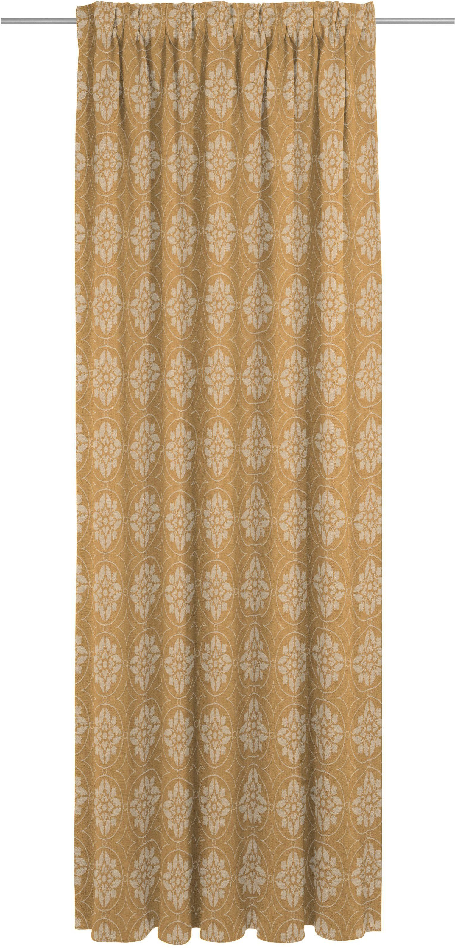 blickdicht, Romantic Vorhang Puligny, (1 nachhaltig aus St), Jacquard, Bio-Baumwolle Adam, Multifunktionsband