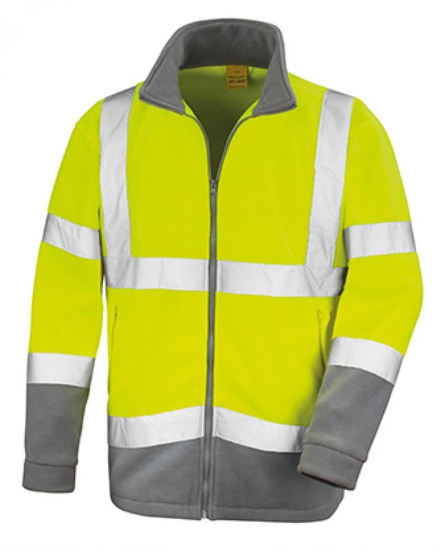 Result Arbeitsjacke Safety Microfleece Arbeits Jacke