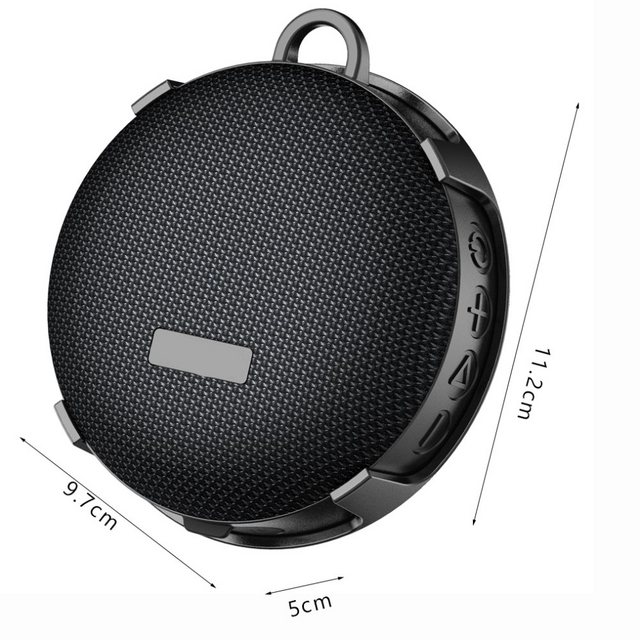 GelldG Bluetooth Lautsprecher IPX7 Wasserdicht Duschlautsprecher mit Fahrradhalter V5.0 Bike Speaker Tragbar Wireless Handy Musikbox mit Freisprecheinrichtung 20H Spielzeit Lautsprecher