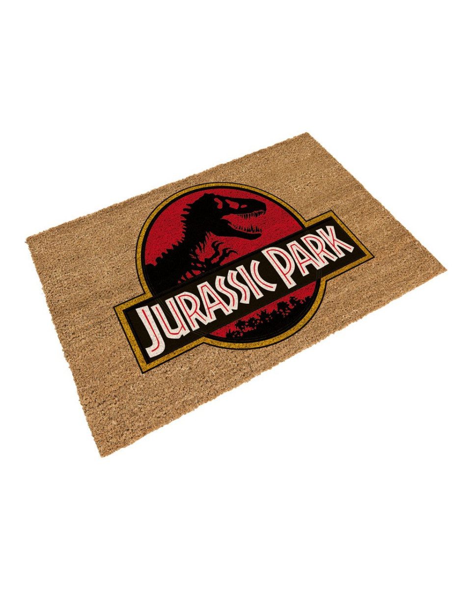 Horror-Shop Teppich Jurassic Park Fußmatte mit Logo als Türmatte 60 x