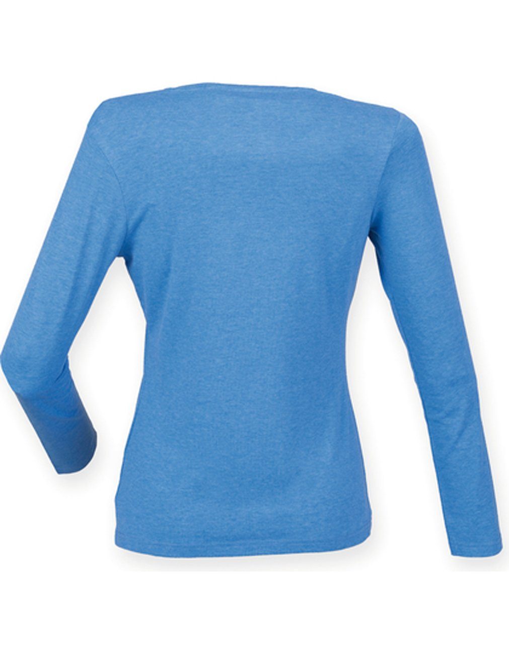 SF Women Langarmshirt Stretch Damen Langarmshirt / Longsleeve (Slim Fit) Länger geschnitten