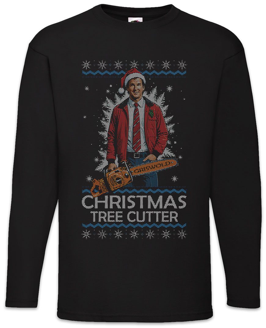 Langarmshirt Griswold Tree Cutter Langarm T-Shirt X-Mas Service Schöne Bad