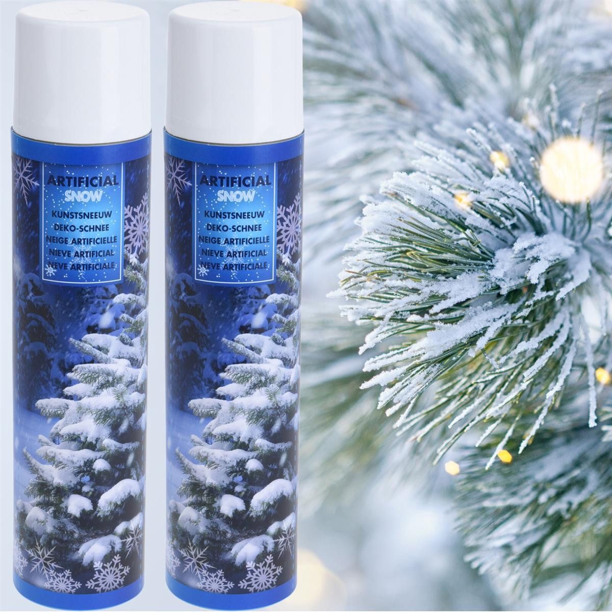 Kamelio Fensterdekoration 600ml Kunstschnee Dekoschnee Spray günstig online kaufen