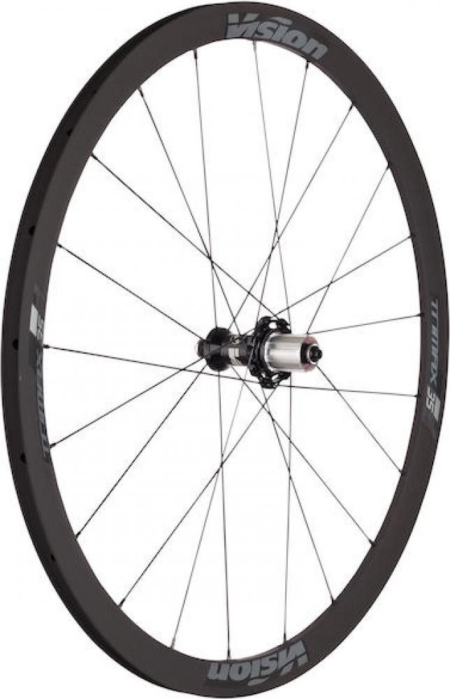 Vision Laufrad Vision Laufradsatz Trimax 35 KB Clincher 622x19 mm Schwarz - schneller