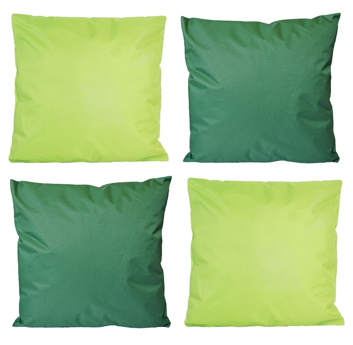 Coen Bakker Dekokissen JACK 4x Outdoor Lounge Kissen 45x45cm Dekokissen Lotus viele Farben, Sitzkissen inkl. Füllung, robust, strapazierfähig, für Innen & Außen