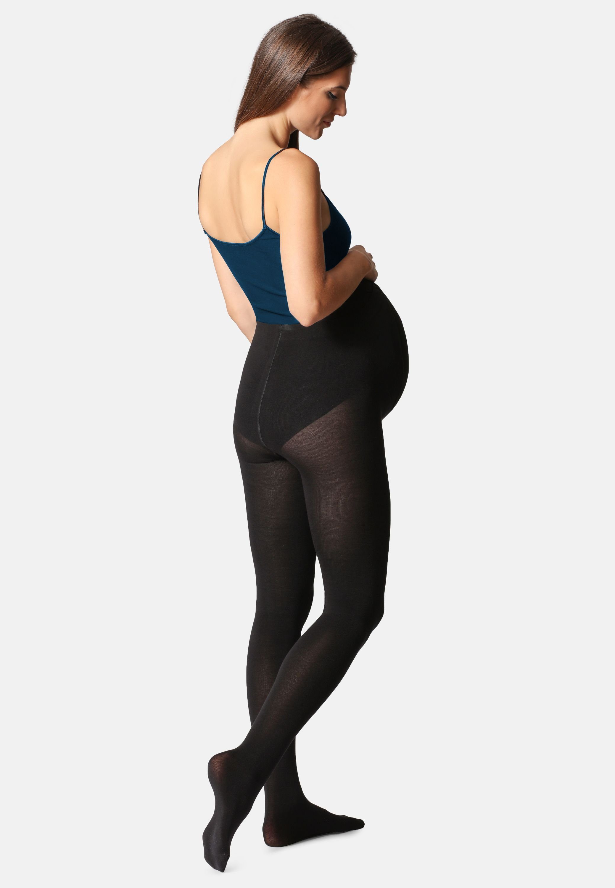 NEXT Damen Umstands-Strumpfhose - 3D Design 60 Denier Für Schwangerschaft