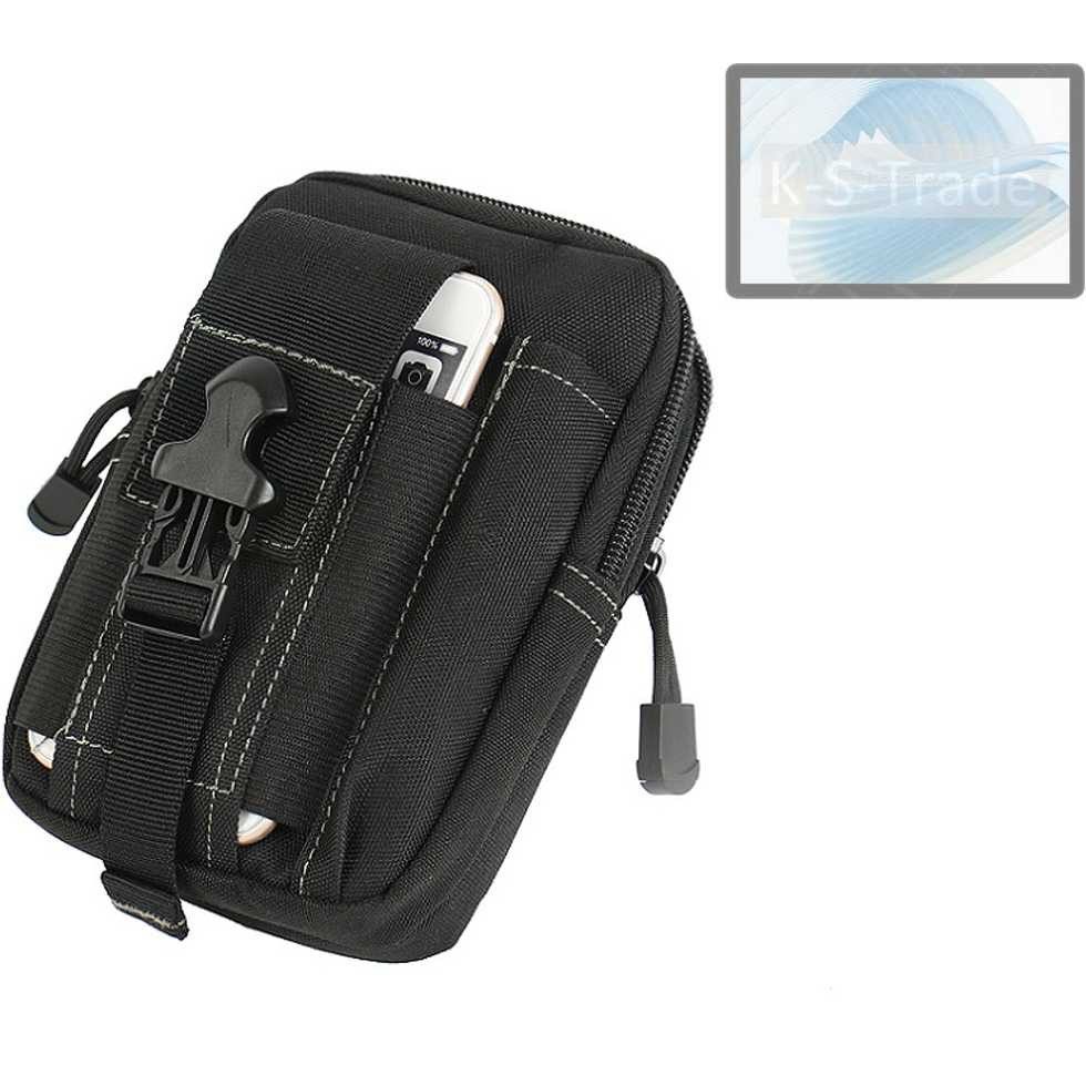 K-S-Trade Handyhülle für Doogee U11, Gürtel Tasche Gürteltasche Holster Schutz Hülle Handy Hülle