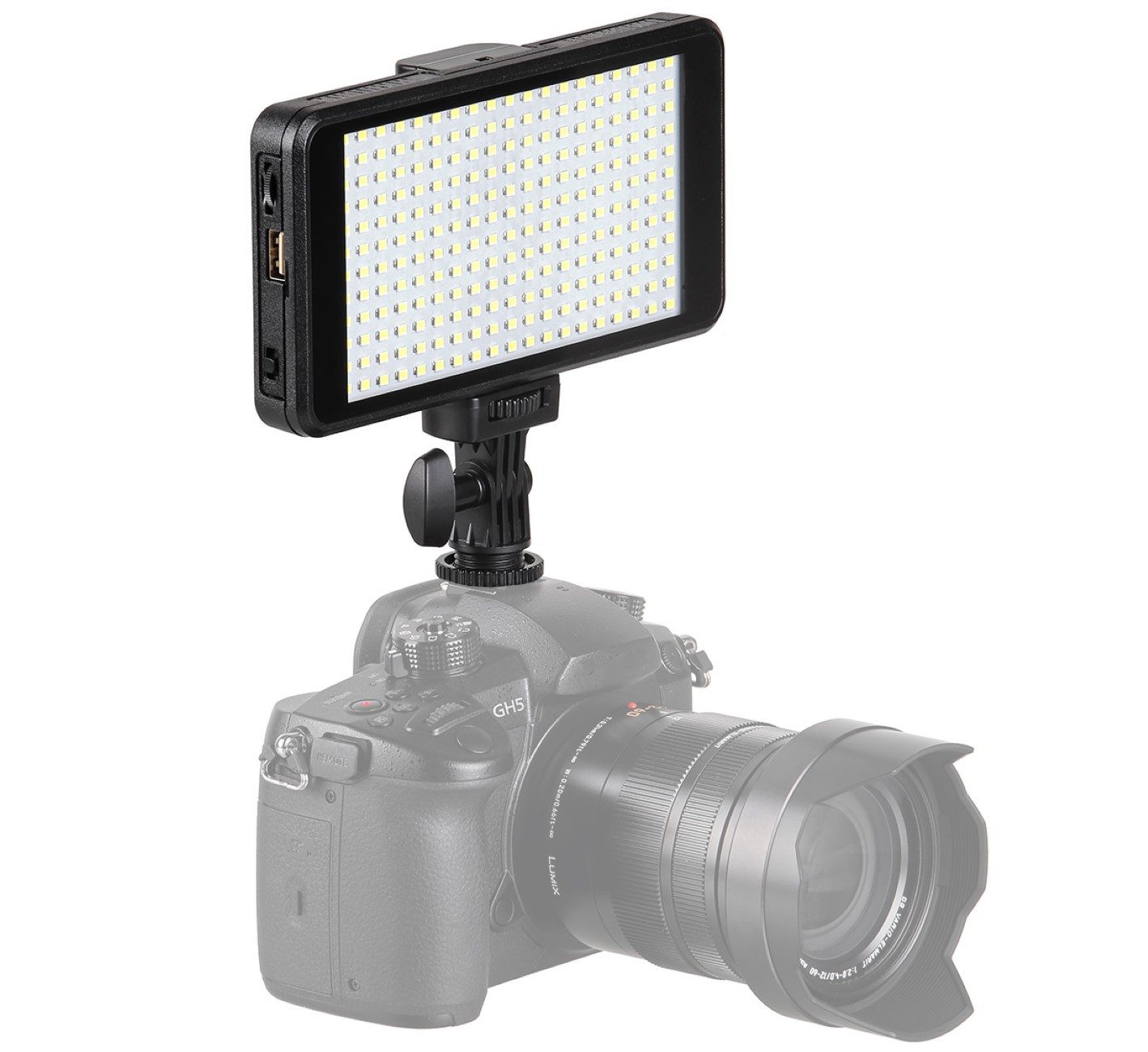 ayex LED Bilderleuchte Videoleuchte mit 228 LEDs und Power Bank Funktion und Diffusoren