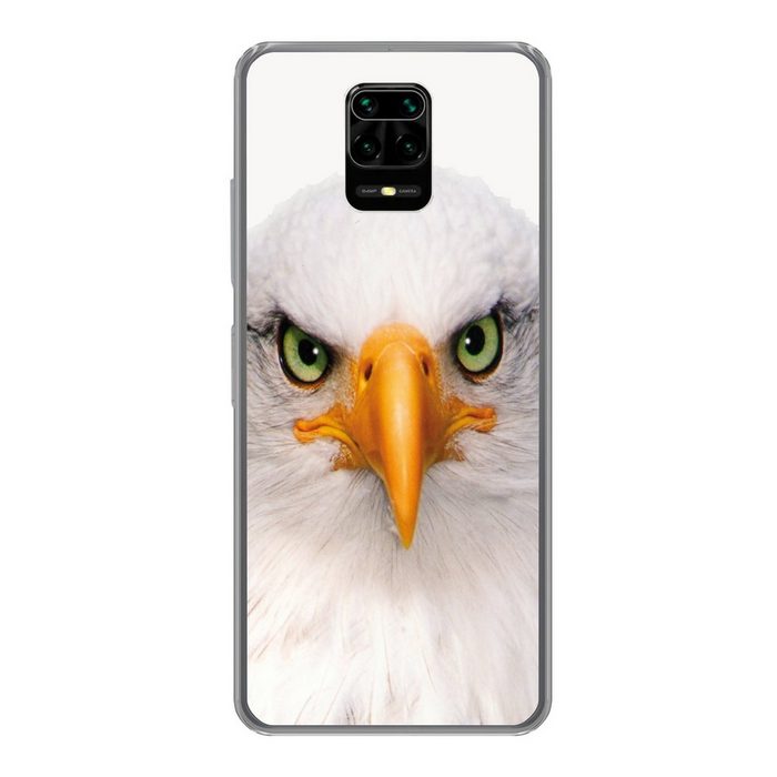 MuchoWow Handyhülle Jungen - Adler - Amerikanischer Weißkopfseeadler - Vogel - Porträt - Phone Case Handyhülle Xiaomi Redmi Note 10 Lite Silikon Schutzhülle