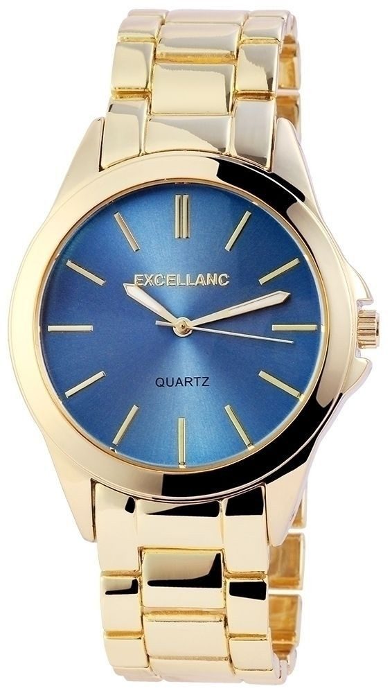EXCELLANC Quarzuhr Mineralglas, Damenuhr Metall