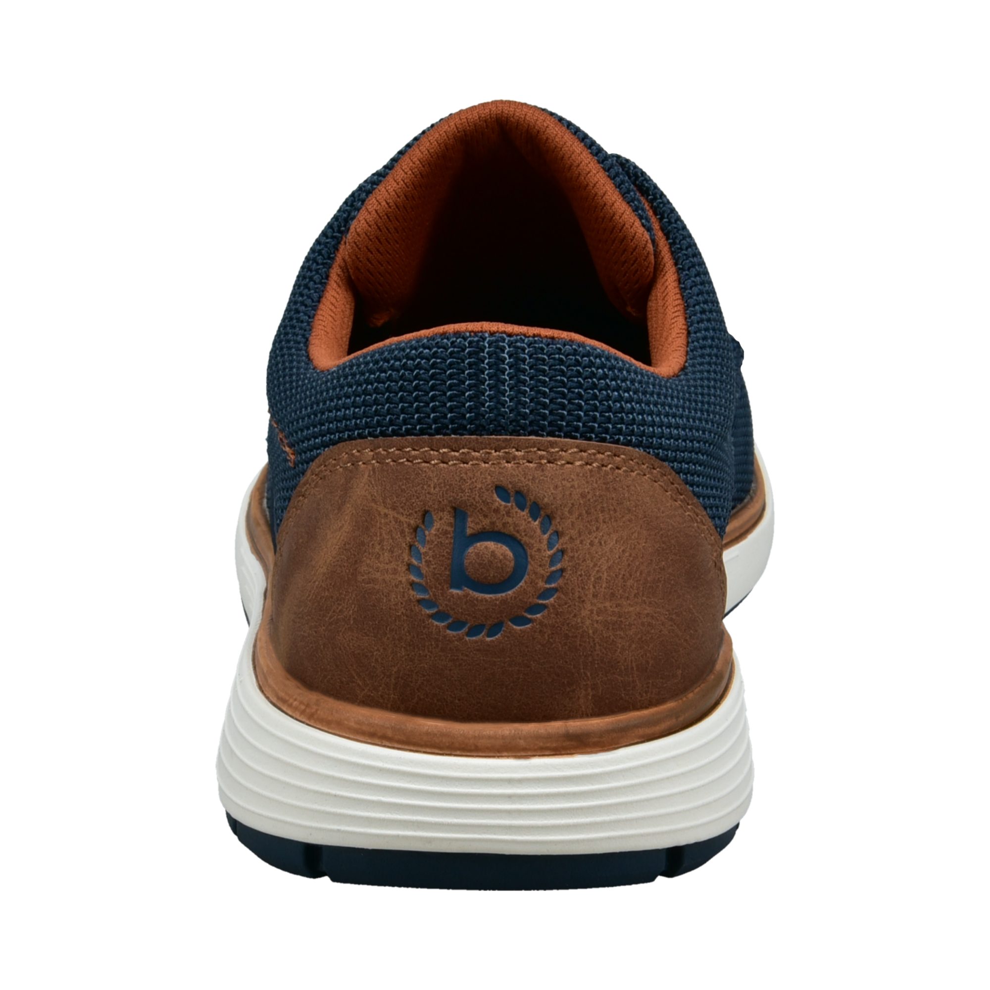 bugatti Schnürschuh Schnürschuh, Halbschuh mit Kontrastbesatz an der Ferse