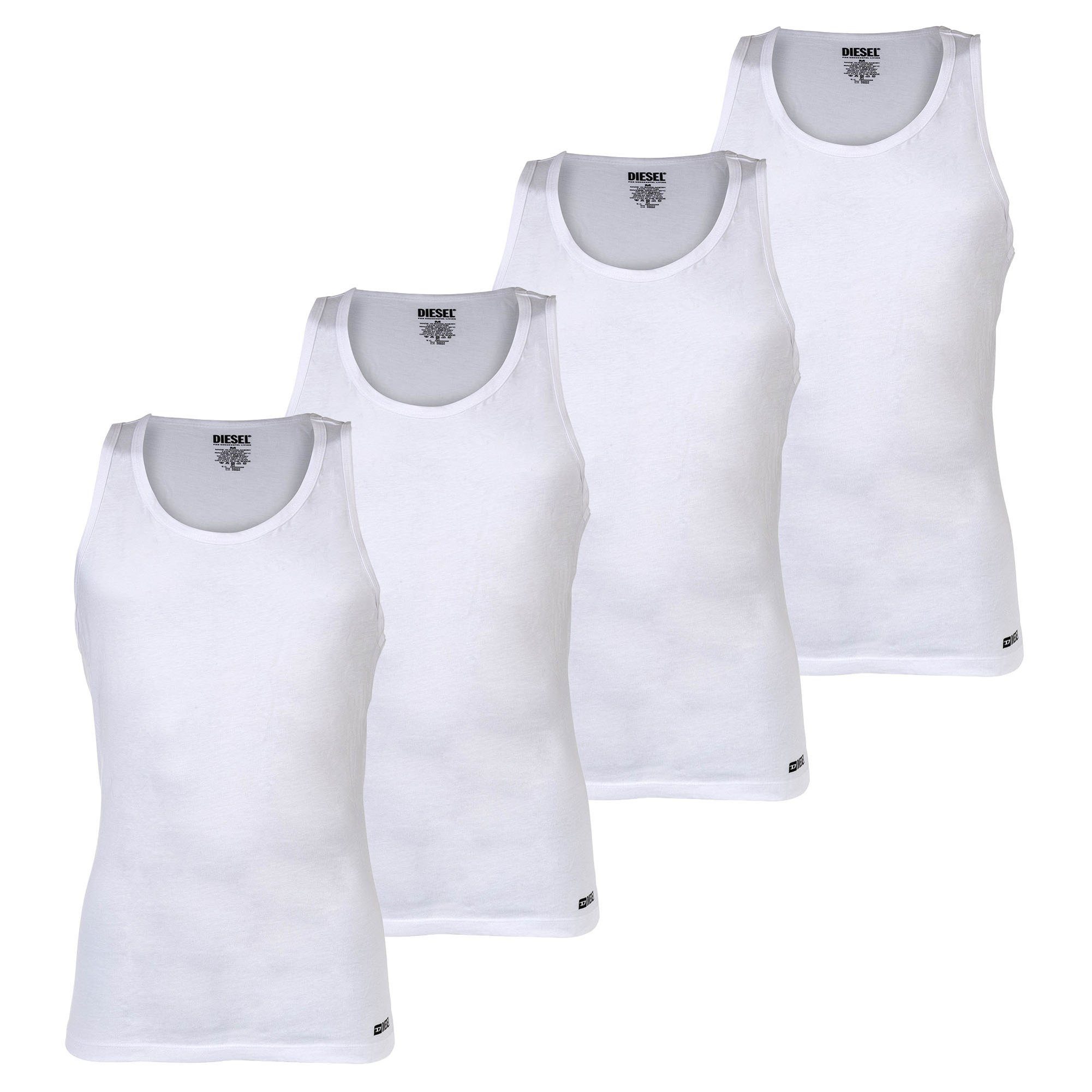 Unterhemd Herren Unterhemd 4er Pack Baumwolle
