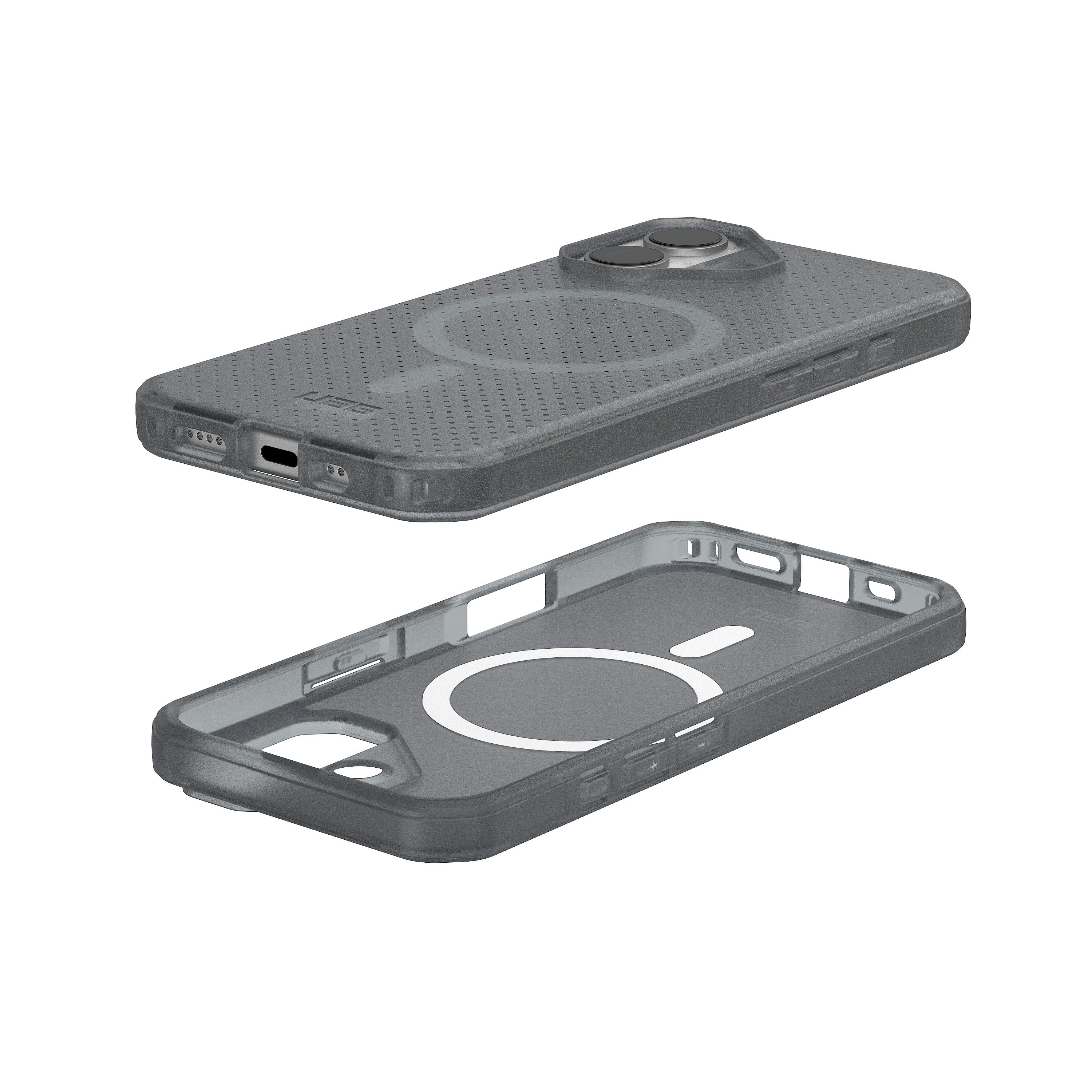 Urban Armor Gear Smartphone-Hülle Dot MagSafe Case - iPhone 17 Hülle, (4,6 Meter Fallschutz, Wireless-Charging kompatibel)
