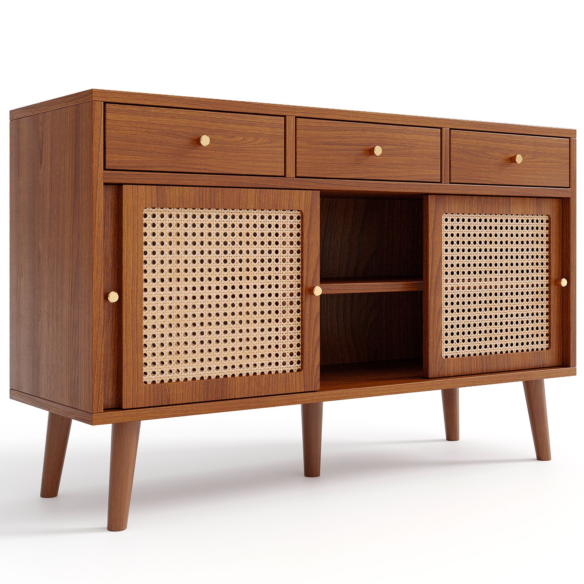 BlingBin Sideboard Kommode (1 St., Rattantür, günstig online kaufen