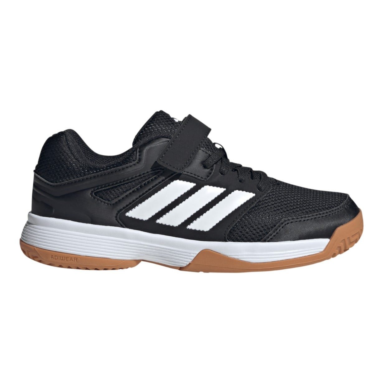 adidas Performance Hallen-Indoorschuhe Speedcourt Velcro schwarz/weiss Kinder Badmintonschuh