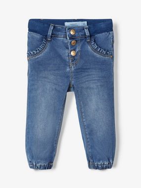 Name It Skinny-fit-Jeans Name It Baby Mädchen Denim-Jeans mit Ziertaschen