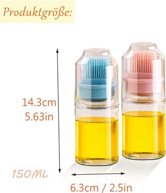 RefinedFlare Esszimmer-Set 2er-Pack auslaufsicherer Ölspender aus Glas, (2-St)