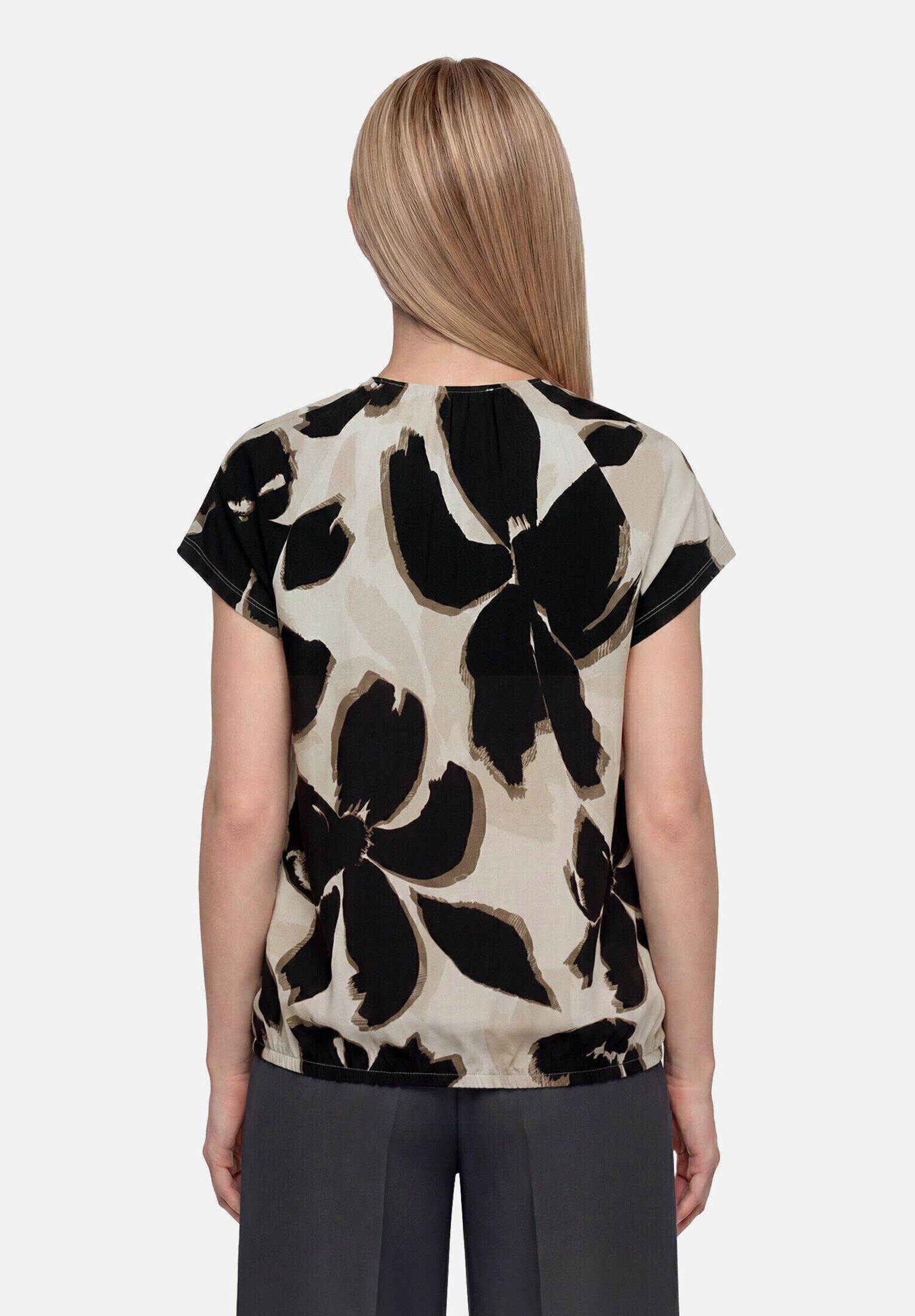 Betty Barclay Kurzarmshirt Damen mit Gummizug (1-tlg)