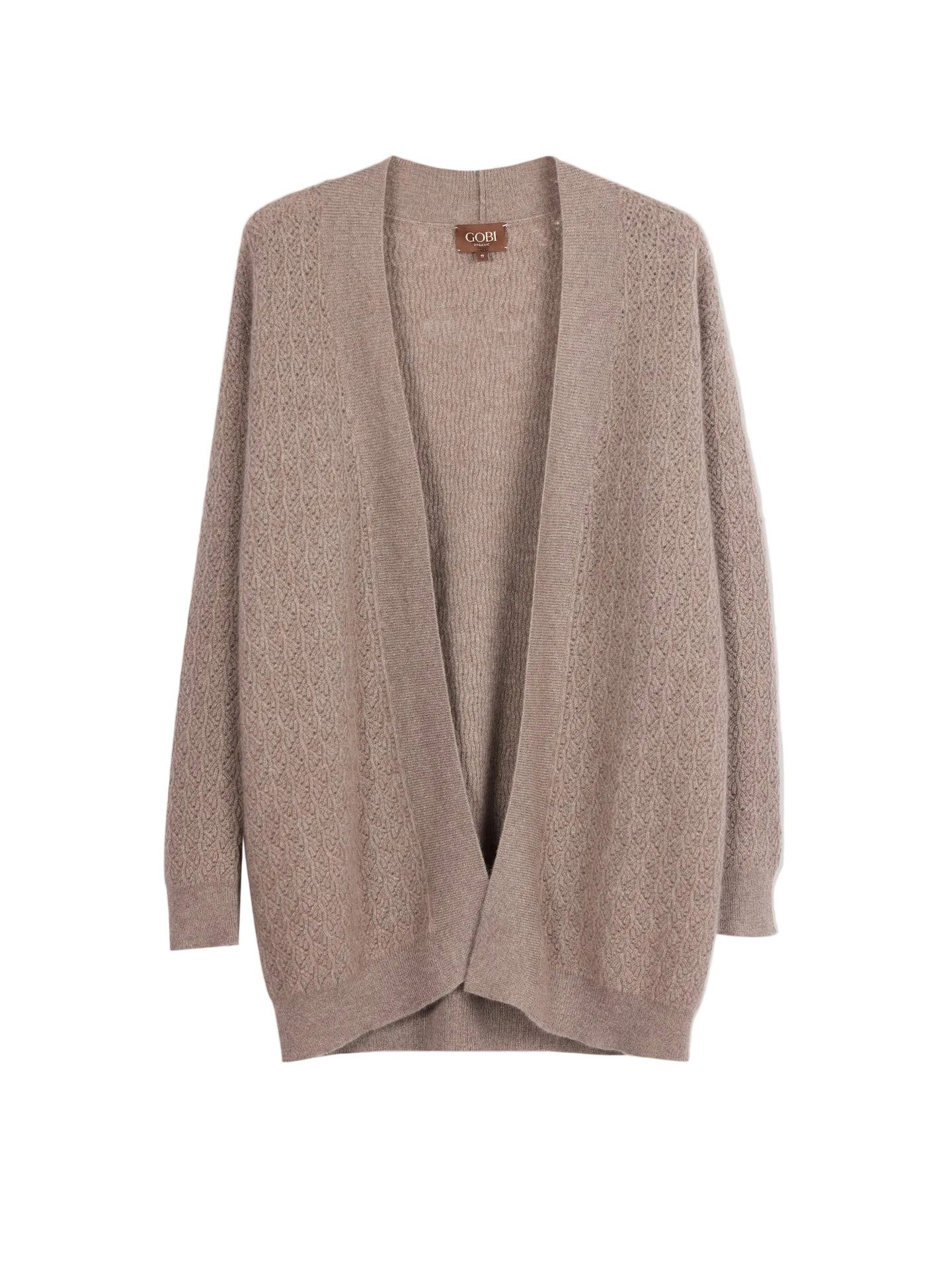 GOBI Cashmere Cardigan Ajour-Strick Kaschmir-Cardigan