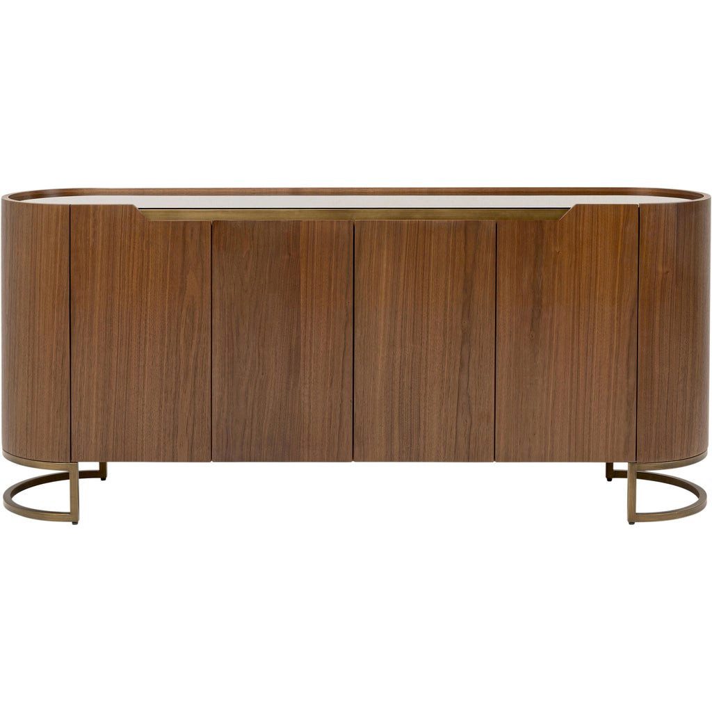 Kare Design Sideboard Giorgio, Walnuss-Holz, Breite 180 cm