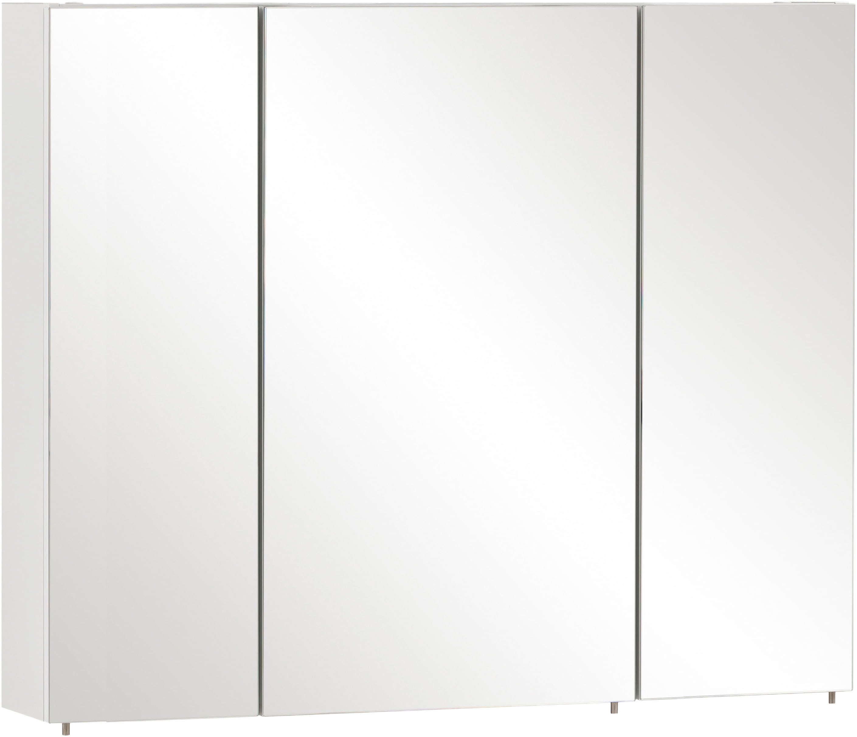 Schildmeyer Spiegelschrank Basic, Spiegelschrank, Made in Germany, B: 90 cm Solide Verarbeitung - Dieses Produkt ist in Deutschland gefertigt