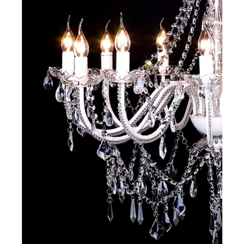 vidaXL Deckenleuchten Lampe Kronleuchter Leuchter Deckenlampe Deckenleuchte Hängelampe 12-fl