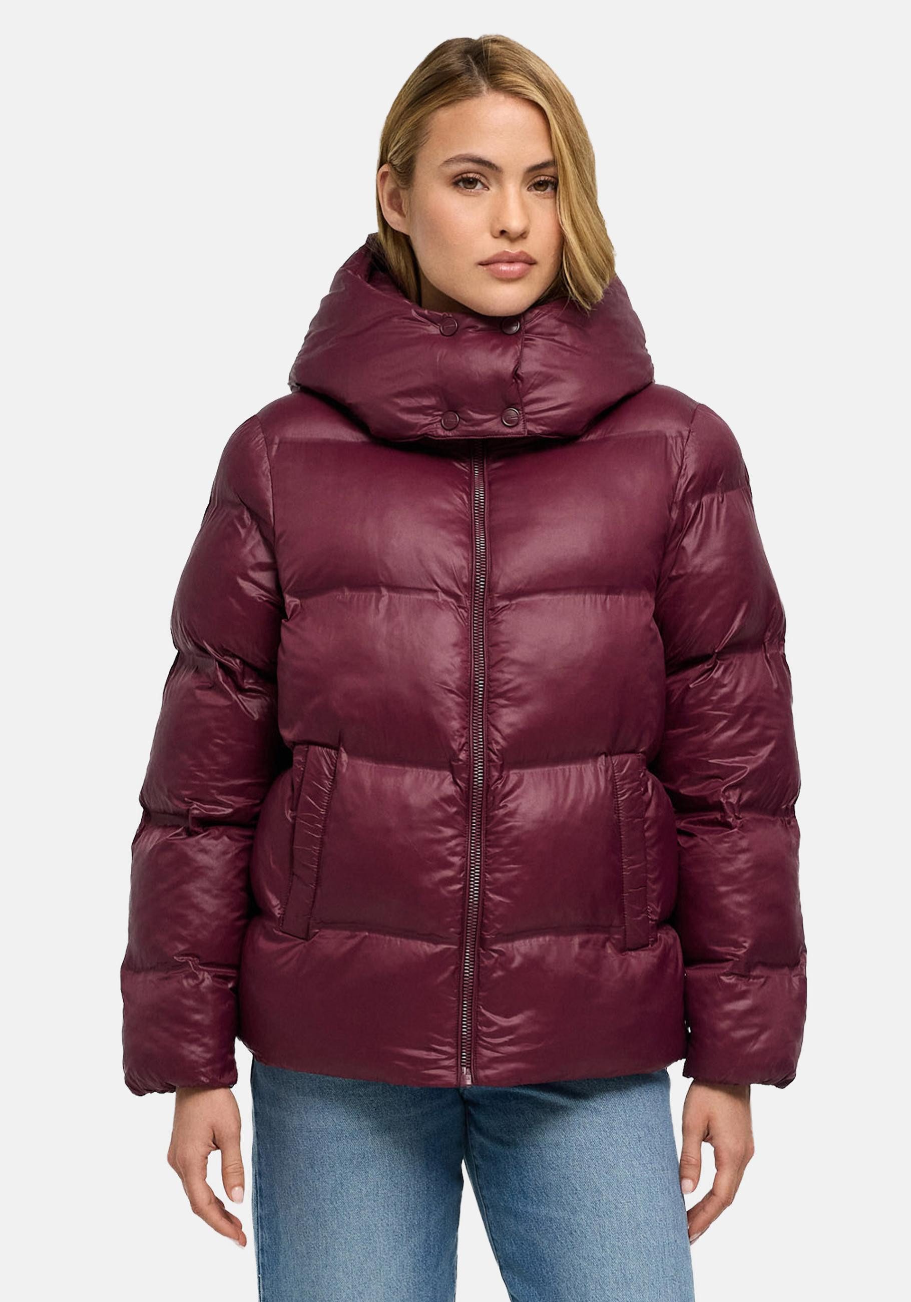Navahoo Steppjacke Snow-Frame 14 Damen Winterjacke mit abnehmbarer Kapuze