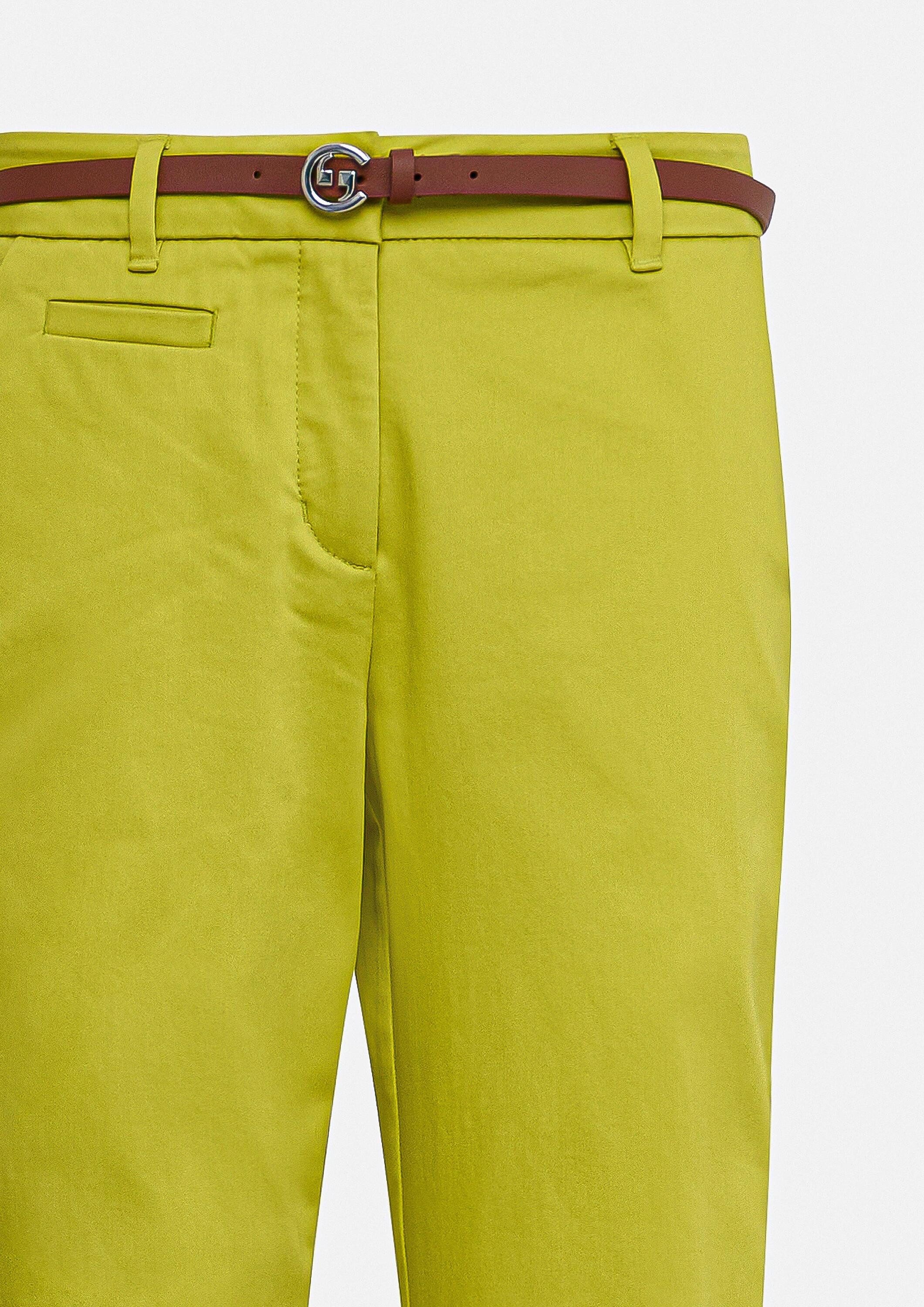 comma Chinos Hose Chinohose mit Gürtel