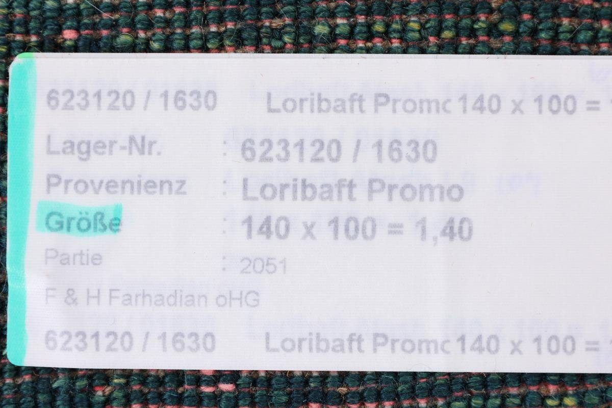 Gabbeh Loribaft Höhe: rechteckig, Nain mm Perser Moderner, Orientteppich Atash Trading, 99x139 Handgeknüpfter 12