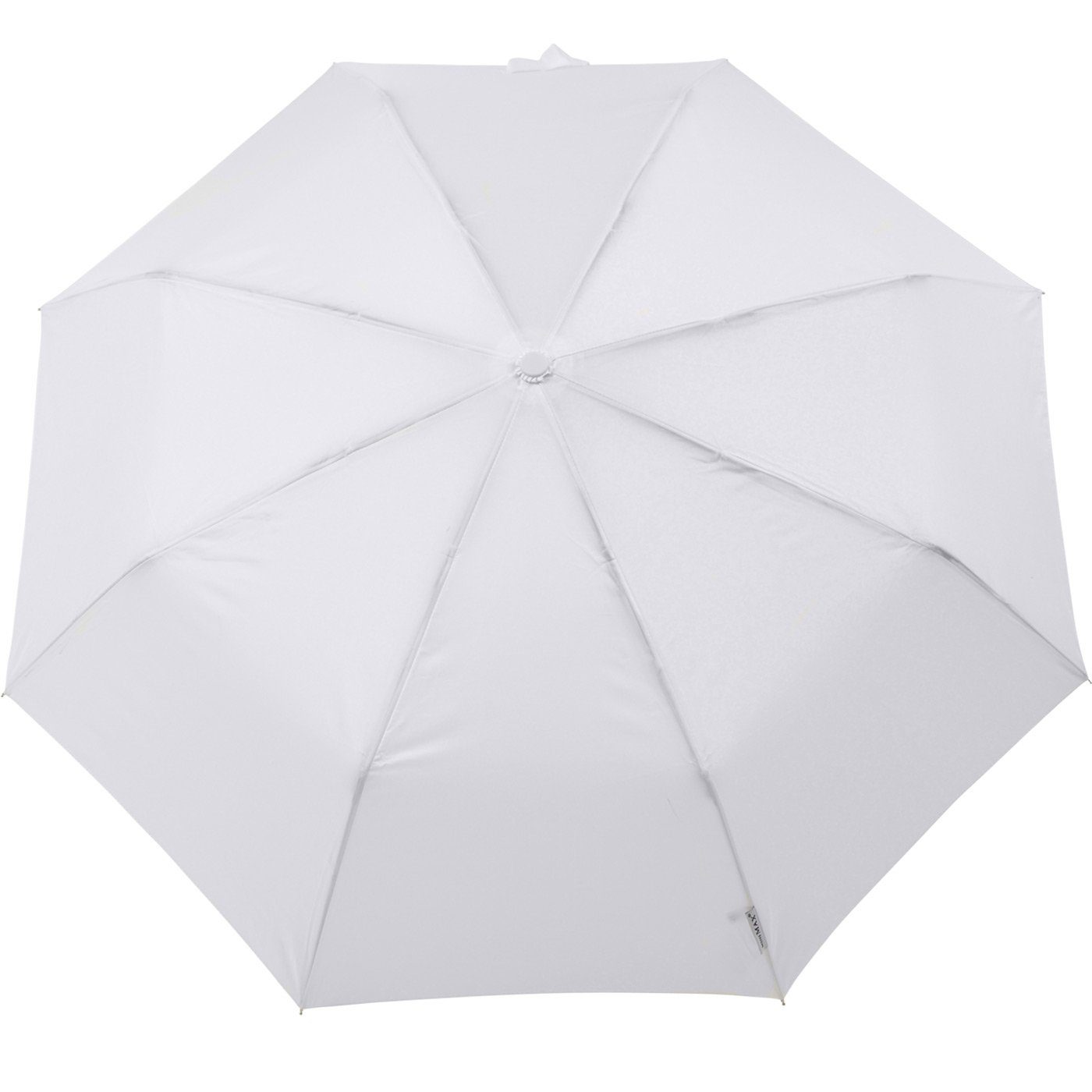 passt Handöffner, in Schirm Impliva weiß Taschenregenschirm leichter jjede kleiner miniMAX® Tasche
