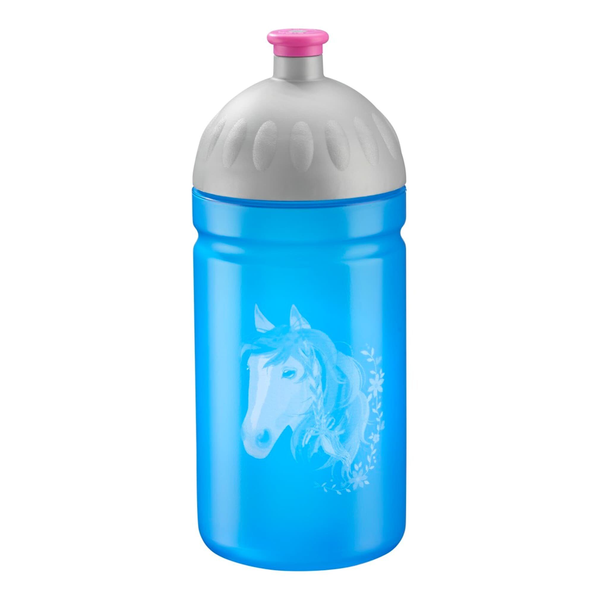 Step by Step Trinkflasche 0,5 l, für Kindergarten und Schule Horse Lima, Blau