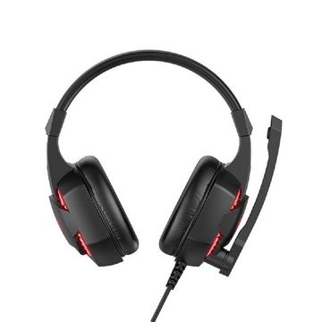 Havit Gaming Headphones RGB mit Mikrofon, 3,5-mm-Klinkenstecker USB Schwarz Gaming-Headset