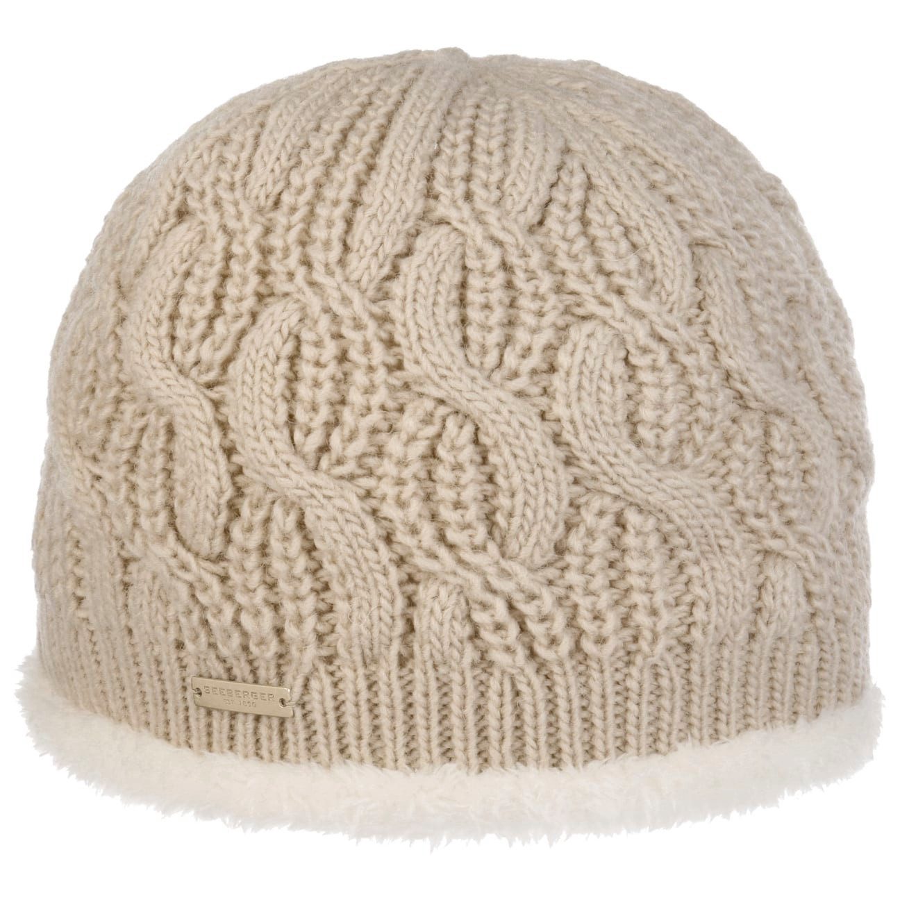 Seeberger Beanie (1-St) Damenmütze mit Futter