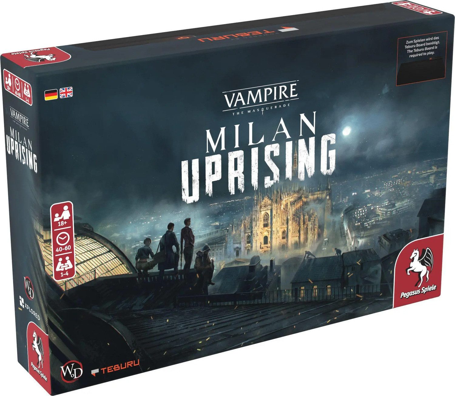 Pegasus Spiele Spiel Teburu: Vampire: The Masquerade - Milan Uprising
