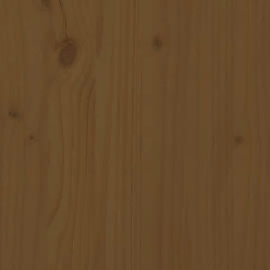 Massivholz cm Honigbraun Konsolentisch vidaXL Honigbraun Kiefer 110x40x80 | Honigbraun Couchtisch (1-St)