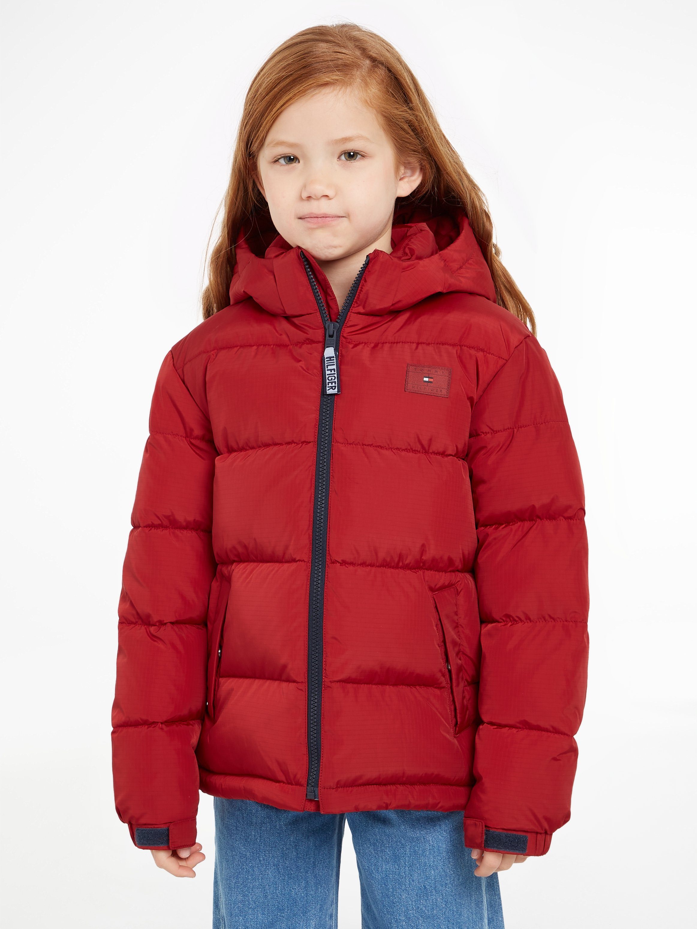 Tommy Hilfiger Steppjacke mit ALASKA U Kapuze Rouge PUFFER