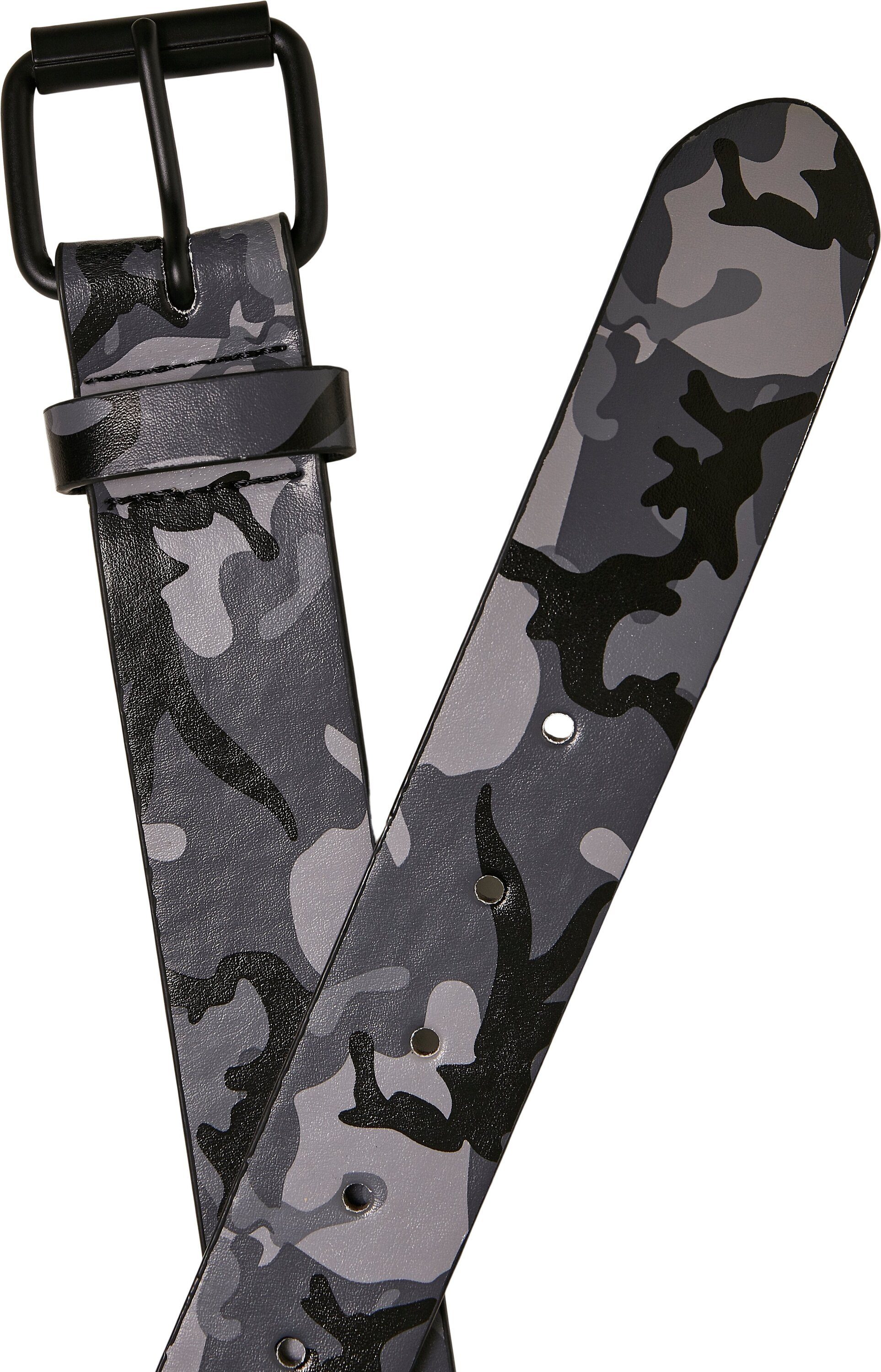 URBAN CLASSICS Hüftgürtel Accessoires Synthetic Leather Camo Belt darkcamo