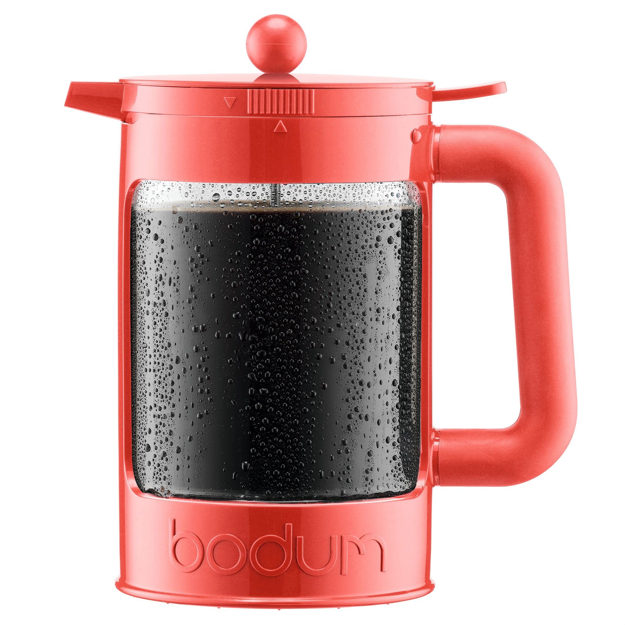 Bodum Френч прессы Kanne, Eiskaffeepresse, 1,5 Liter, Handpresse, mit zusätzlichen Verschluss
