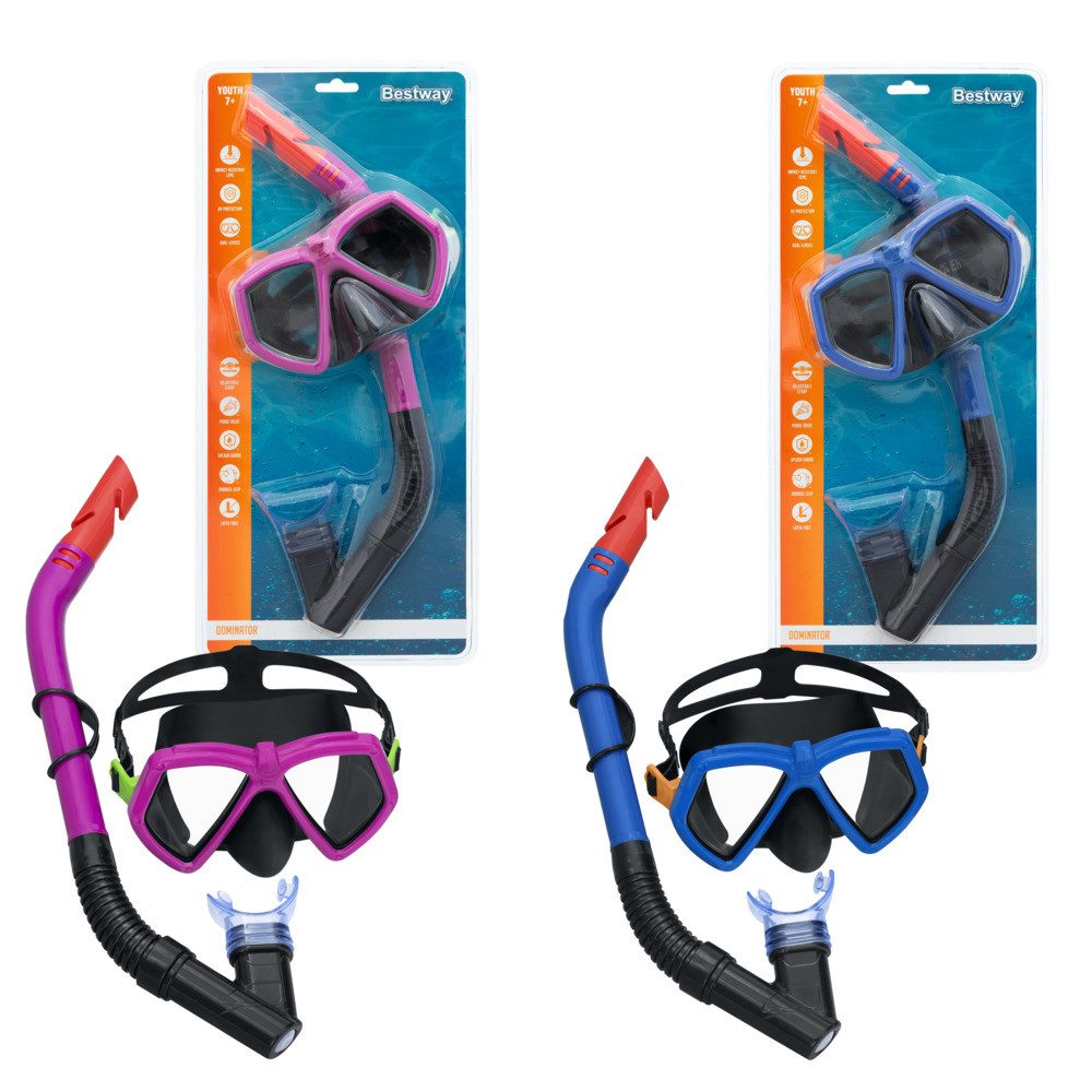 BESTWAY Tauchset Bestway Трубка Set Dominator 2fach sortiert