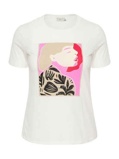 KAFFE Curve T-Shirt Amina (1-tlg) Pailletten