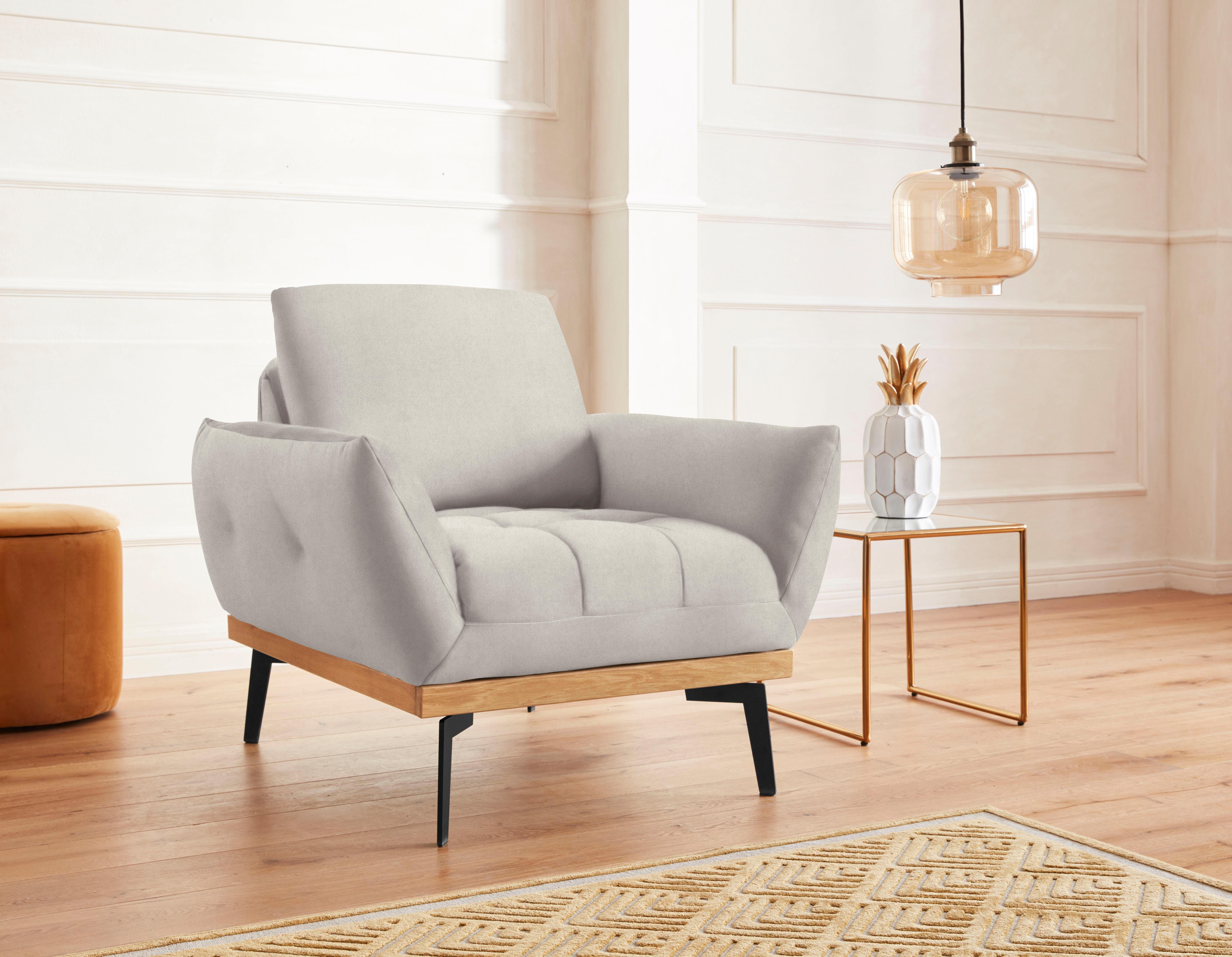 exxpo - sofa fashion Sessel Palic, Loungesessel mit Rückenverstellung, hoher Entspannungskomfort, inklusive Rückenverstellung. Vom Sessel zum Hochlehner. Relaxsessel