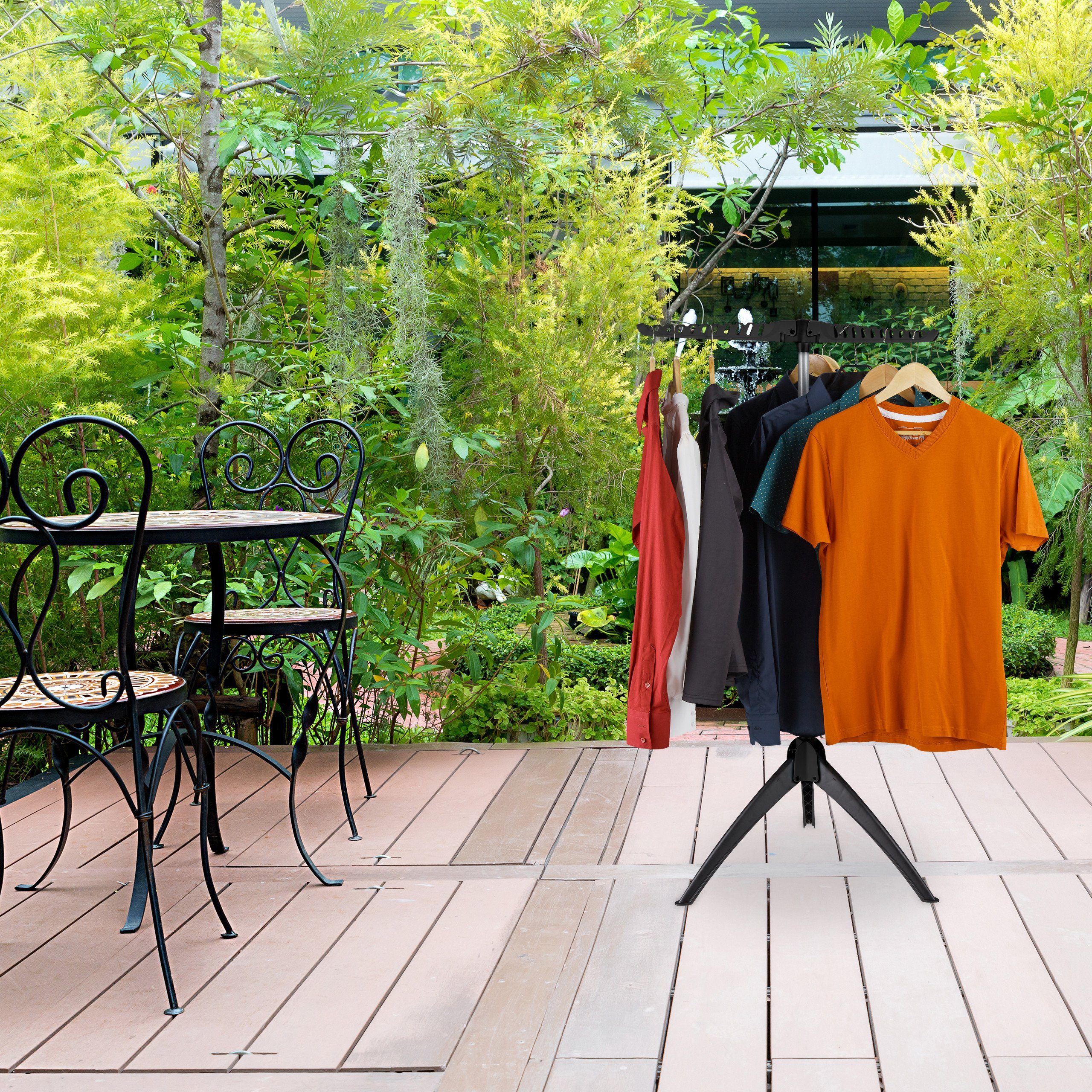 relaxdays Wäschespinne Bügelwäscheständer klappbar