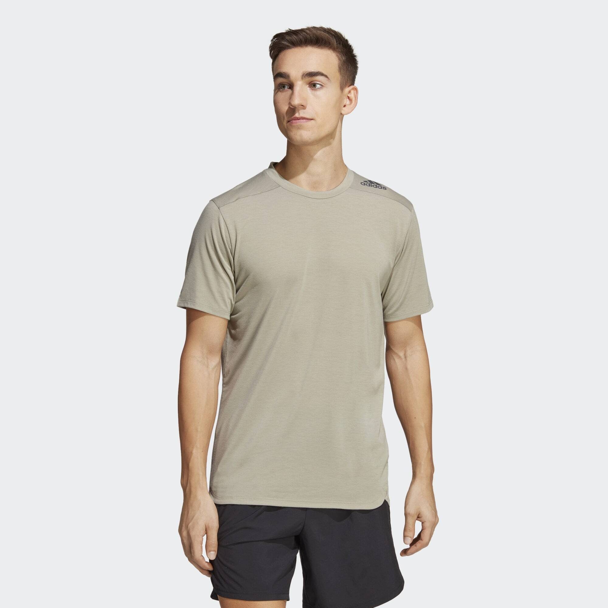 adidas Performance Funktionsshirt DESIGNED FOR TRAINING T-SHIRT Silver Pebble